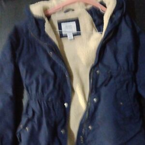 Old Navy Navy Blue Hooded Jacket